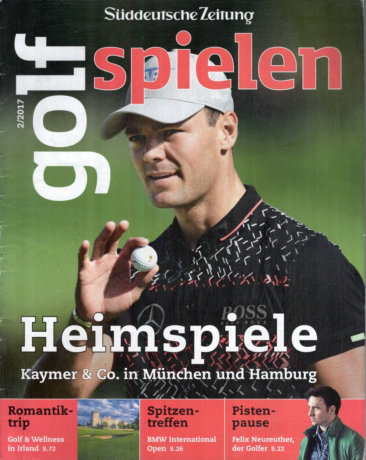 Süddeutsche Zeitung Golf Lehti Saksa 2017-02 – Martin Kaymer Felix Neureuther – Alkuperäinen painos