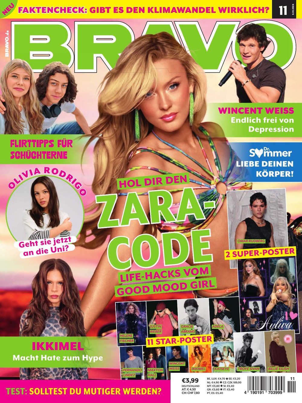Bravo Revista Alemania 2026-11 – Zara Larsson Olivia Rodrigo Wincent Weiss Omar Rudberg Ayliva – Edición original