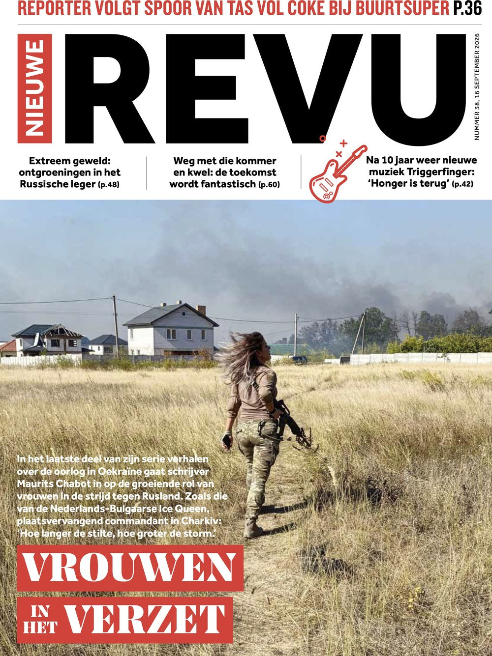 Nieuwe Revu Magazin Niederlande 2026-38 Maurits Chabot Triggerfinger