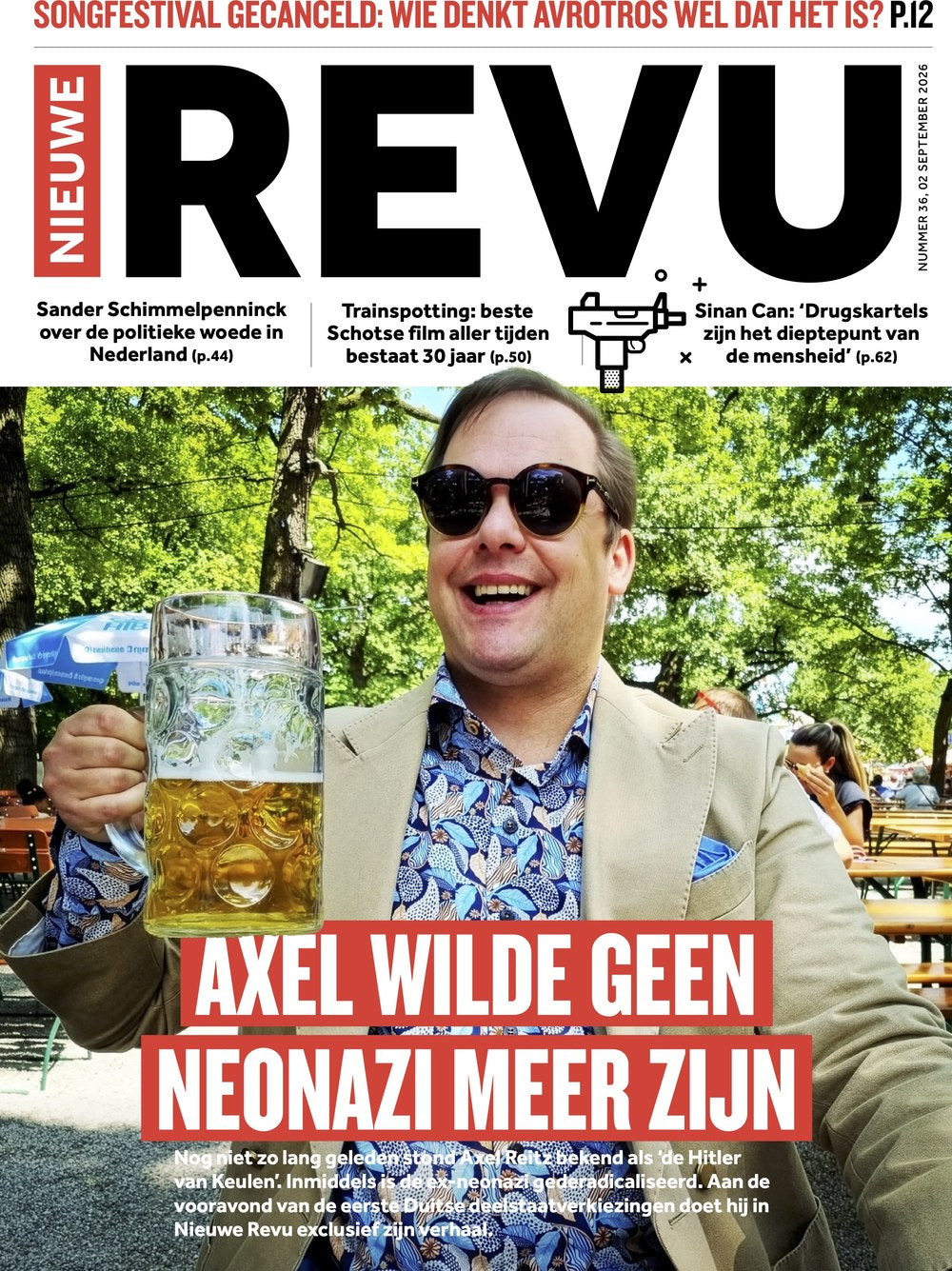 Nieuwe Revu Revista Países Bajos 2026-36 – Axel Reitz Sander Schimmelpenninck Sinan Can – Edición original