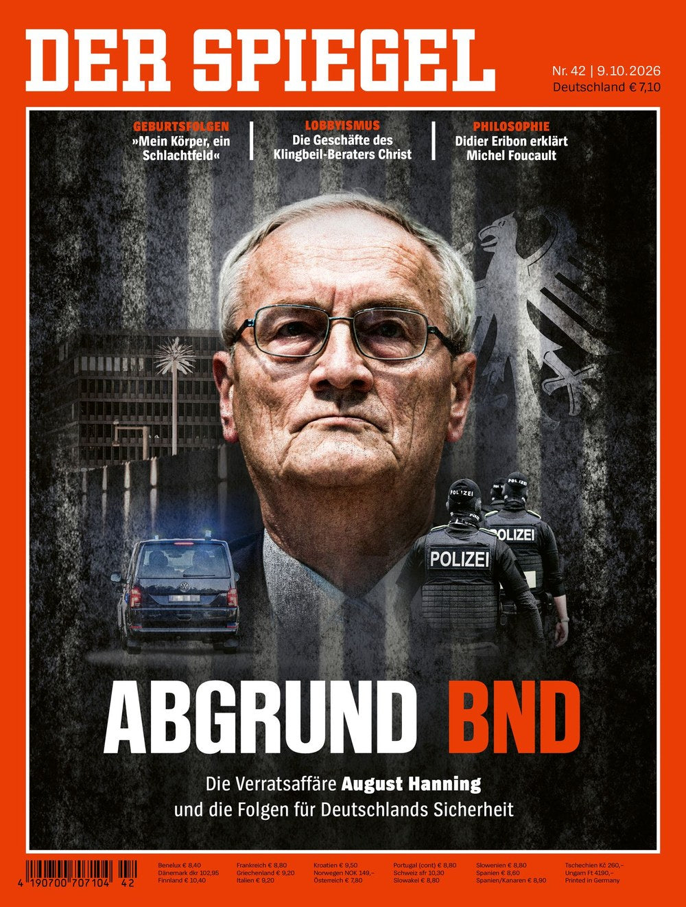 Der Spiegel Magazin Deutschland 2026-42 August Hanning Didier Eribon Michel Foucault