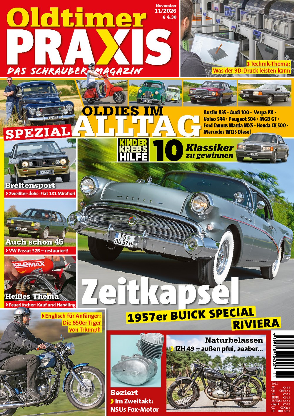 Oldtimer Praxis Magasin Tyskland 2026-11 Originalutgåva