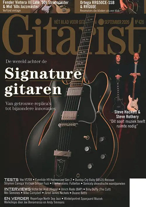 Gitarist Magazin Niederlande 2026-426 Steve Hackett Steve Rothery Victor Ter Veld Ulrich Rode Billy Duffy