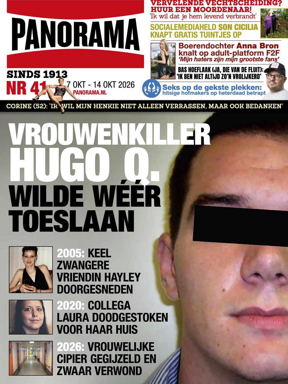 Panorama Magazin Niederlande 2026-41 Hugo Q. Anna Bron Bas Hoeflaak Cicilia