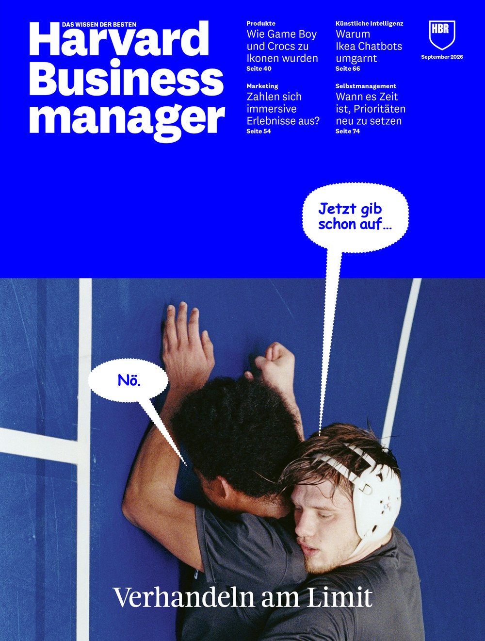 Harvard Business Manager 2026-09 Verhandlung Verhandlungstaktik Ringen