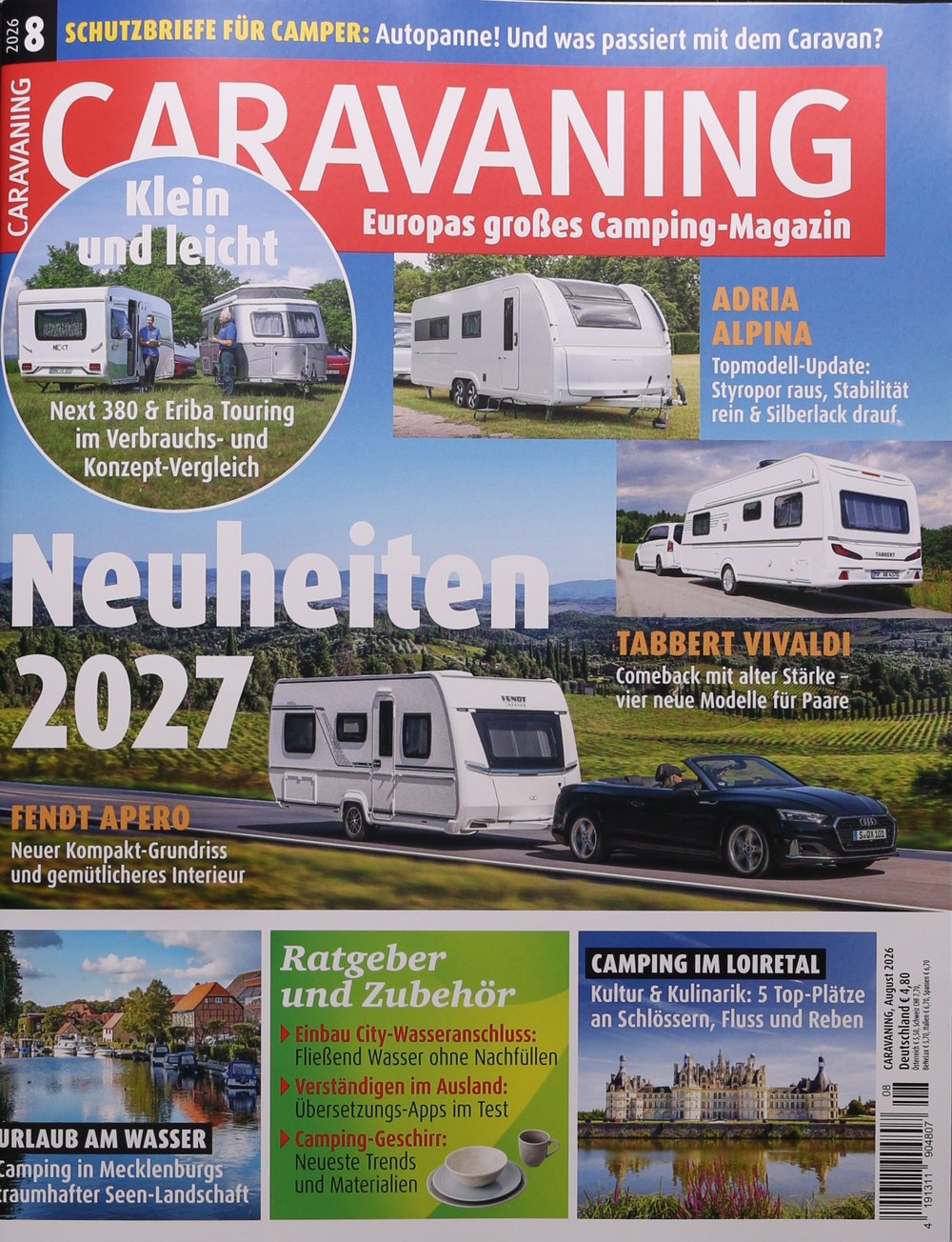 Caravaning Magazin Deutschland 2026-08 Wohnwagen Caravan Camping