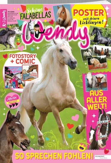 Wendy Magazin Deutschland 2026-06 Pferdemagazin Falabella Fohlen