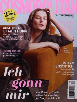 Cosmopolitan Pocket Magazin Deutschland 2026-10 Toni Garrn