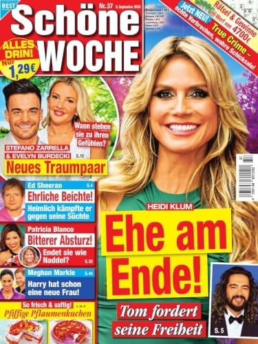 Schöne Woche 2026-37 – Heidi Klum Tom Kaulitz Stefano Zarrella Evelyn Burdecki Ed Sheeran – Édition originale