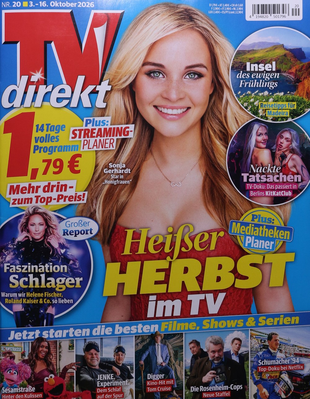 TV Direkt Tijdschrift Duitsland 2026-20 – Sonja Gerhardt Helene Fischer Roland Kaiser Tom Cruise Michael Schumacher – Originele uitgave