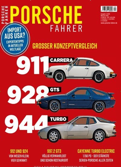 Porsche Fahrer Magasin Tyskland 2026-04 Originalutgåva