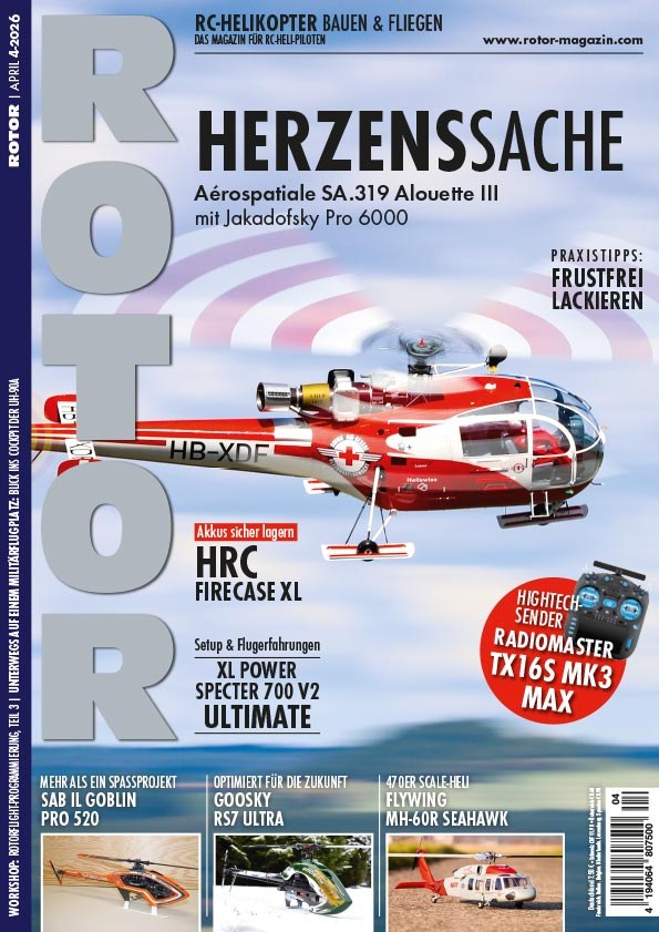 Rotor 2026-04 RC-Helikopter Modellbau Aérospatiale SA.319 Alouette III