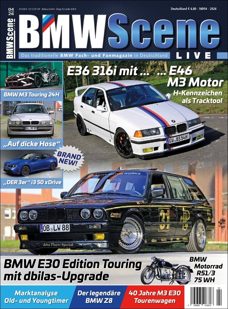 BMW Scene Live Tijdschrift Duitsland 2026-04 Originele uitgave