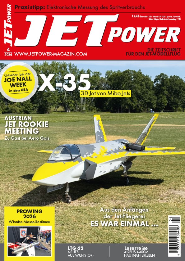 Jet Power Magazin Deutschland 2026-04 RC-Jet-Modellflug X-35 3D-Jet Mibo-Jets