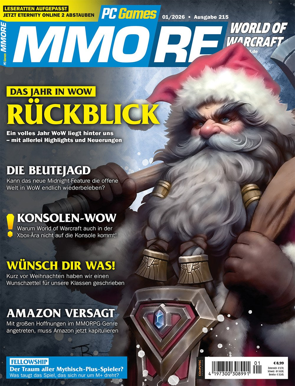 PC Games Mmore Magazin Deutschland 2026-01 World Of Warcraft WoW Jahresrückblick Mmorpg