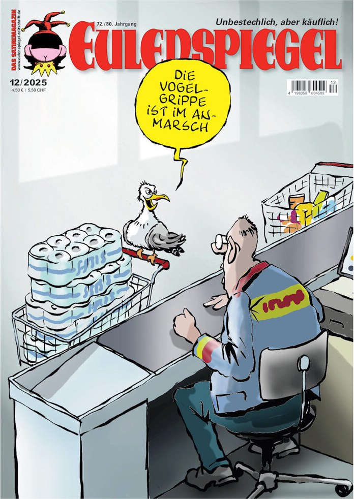 Eulenspiegel Magasin Tyskland 2025-12 Originalutgåva