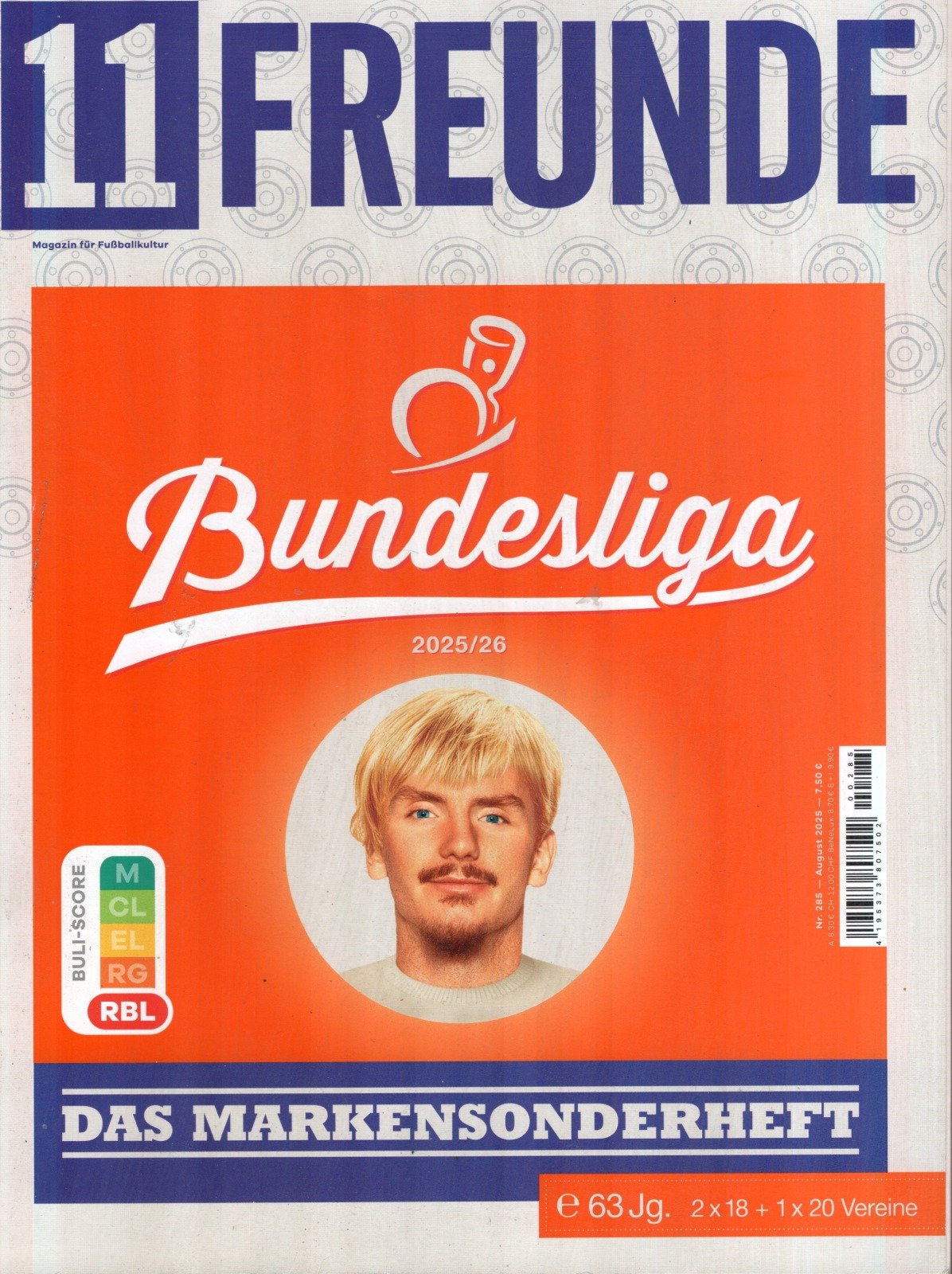 11 Freunde Spezial Tijdschrift Duitsland 2025 Nick Woltemade Originele uitgave