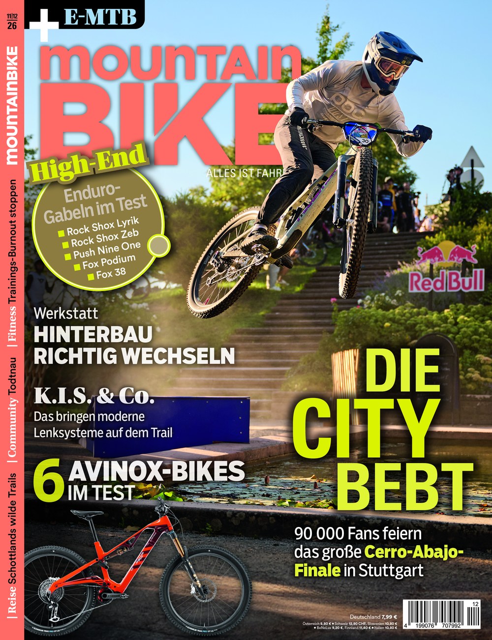 MountainBIKE Magazin Deutschland 2026-12 Mountainbike E-mtb Enduro-Gabeln Test