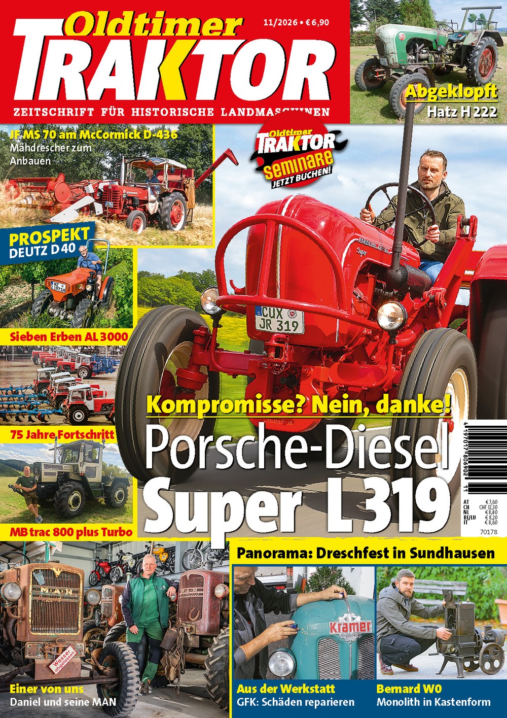 Oldtimer Traktor Tijdschrift Duitsland 2026-11 Originele uitgave