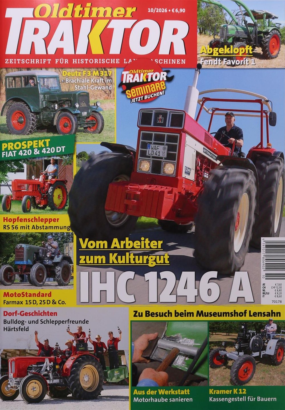Oldtimer Traktor Magasin Tyskland 2026-10 Originalutgåva