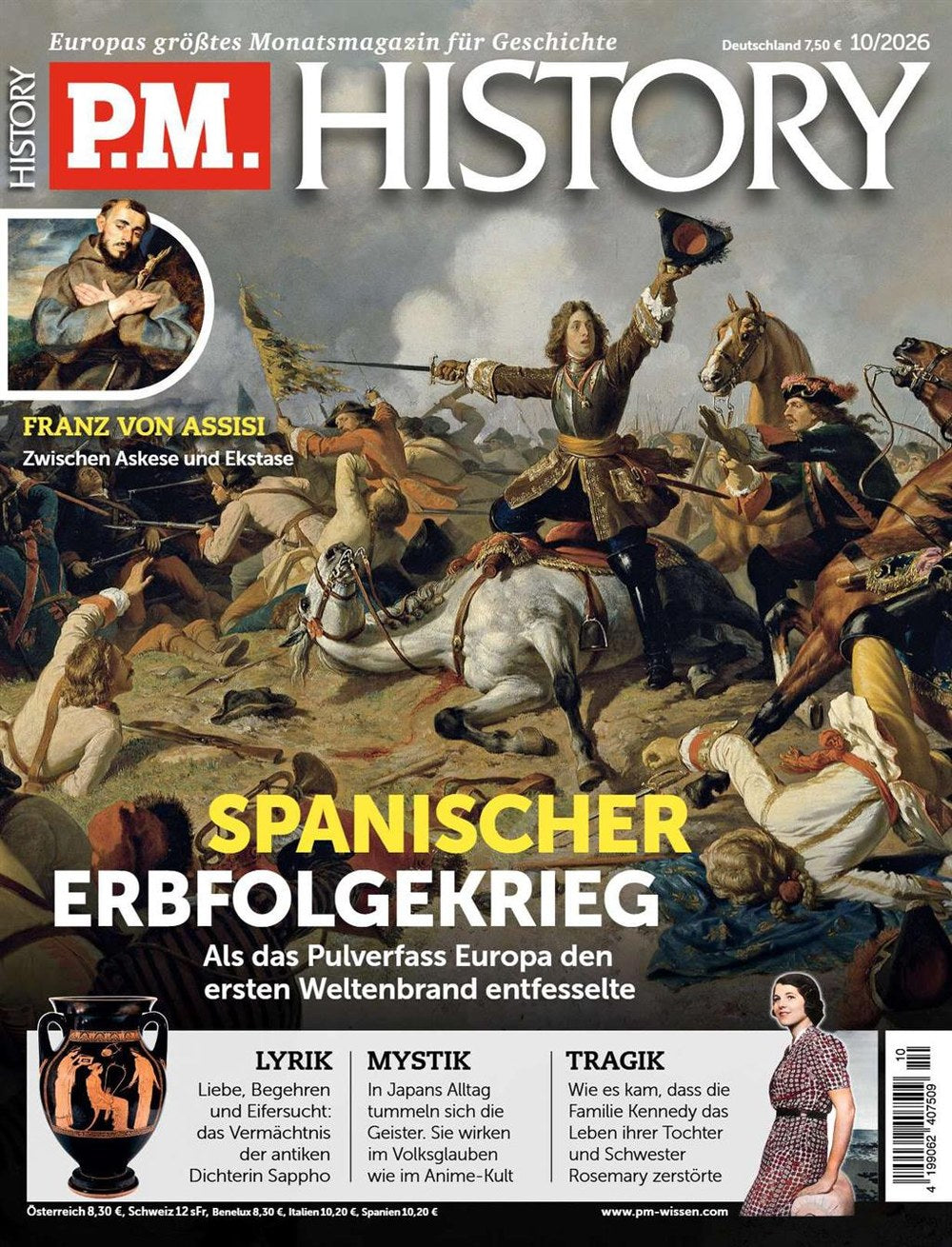 PM History Magasin Tyskland 2026-10 – Franz Von Assisi Sappho Rosemary Kennedy – Originalutgåva