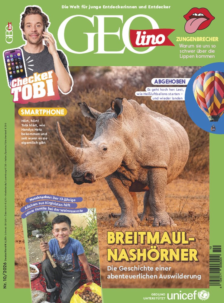 Geolino Tijdschrift Duitsland 2026-10 – Checker Tobi – Originele uitgave