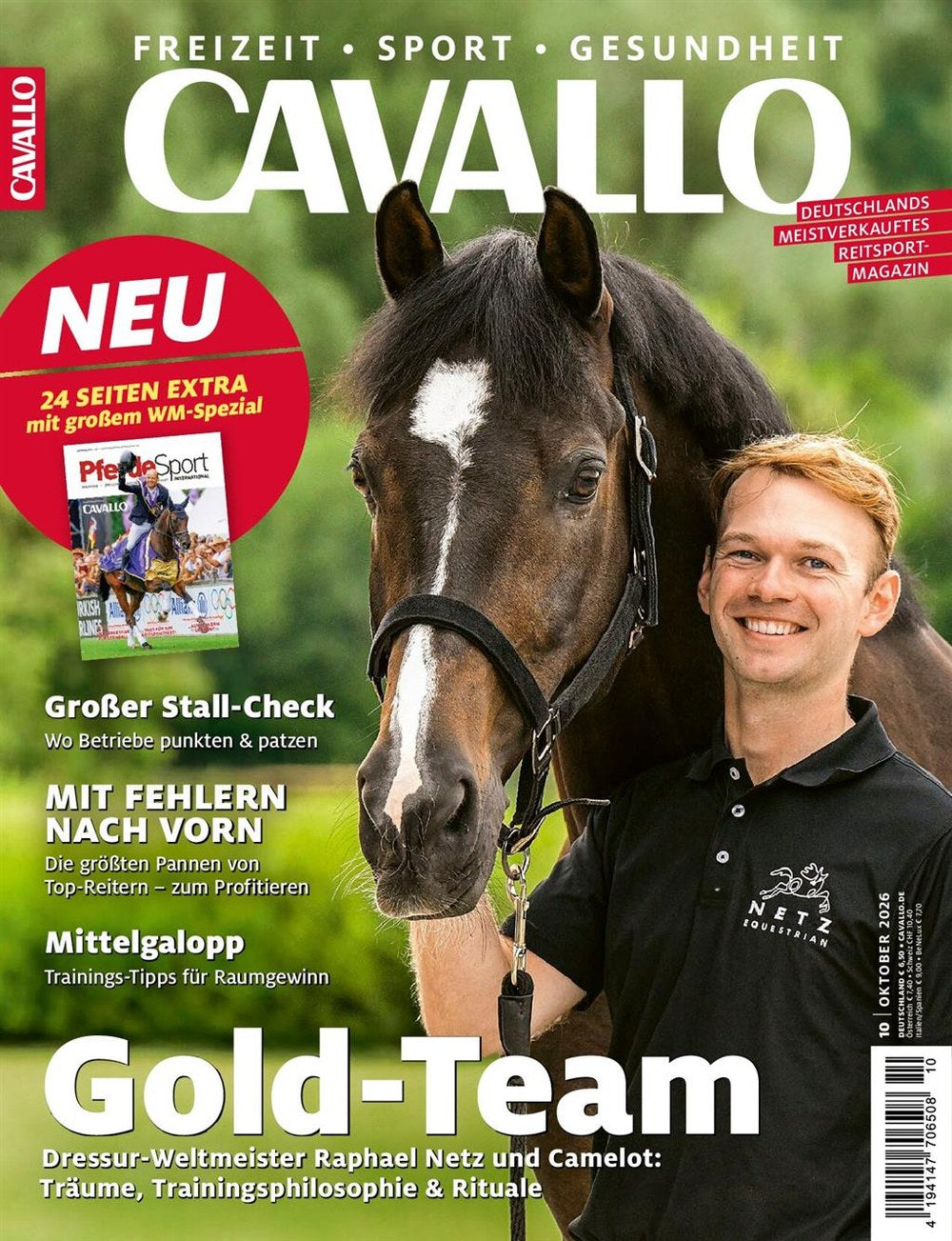 Cavallo Magasin Tyskland 2026-10 – Raphael Netz – Originalutgåva