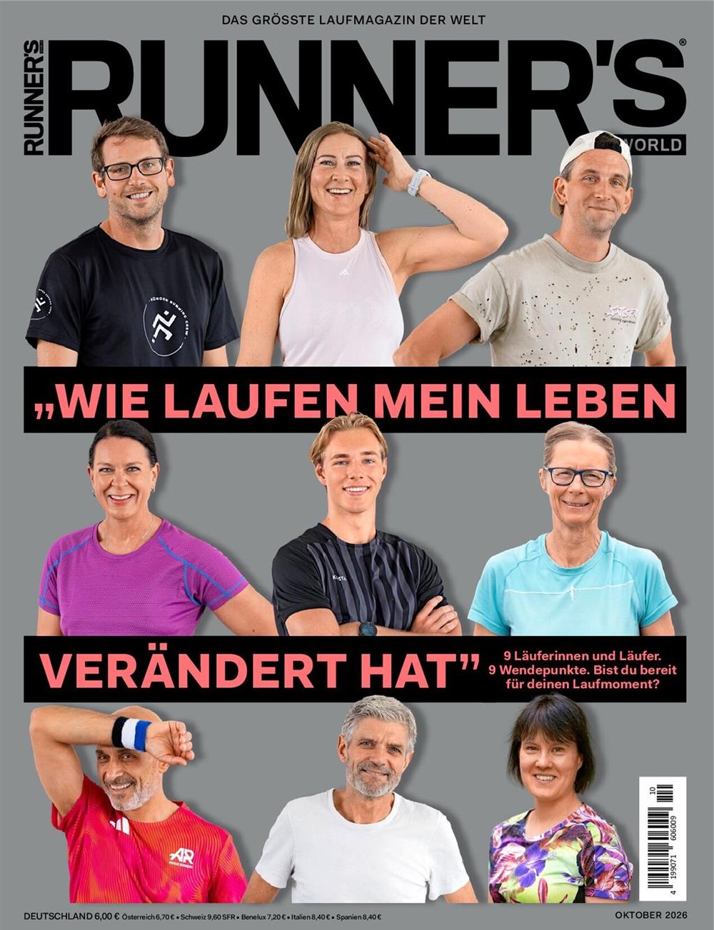 Runner's World Magazin Deutschland 2026-10 Laufen Laufgeschichten Wendepunkte