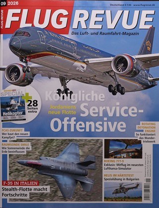 Flug Revue Magasin Tyskland 2026-09 Originalutgåva