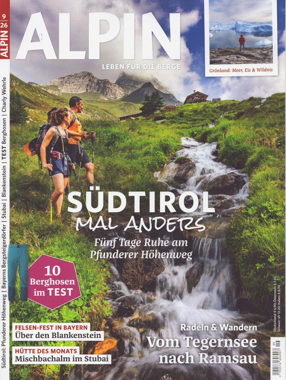 Alpin 2026-09 Südtirol Pfunderer Höhenweg Bergwandern