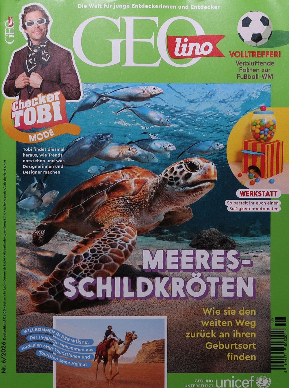 Geolino Tijdschrift Duitsland 2026-06 – Tobi Checker – Originele uitgave
