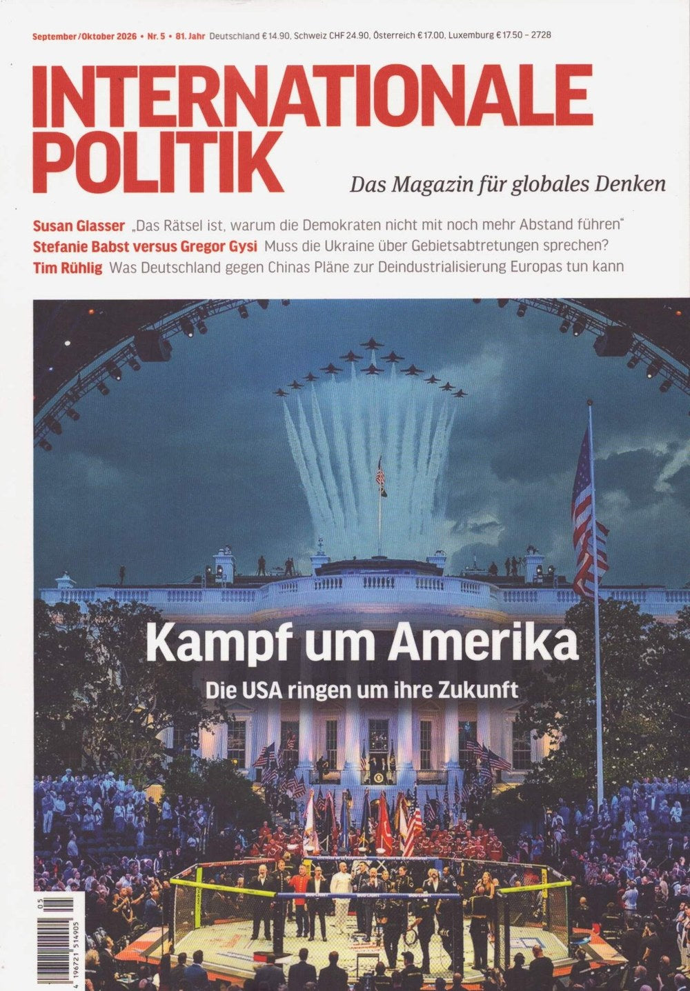 Internationale Politik Magazine Allemagne 2026-05 – Susan Glasser Stefanie Babst Gregor Gysi Tim Rühlig – Édition originale