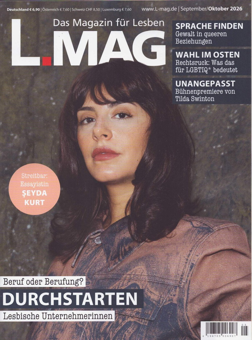 L-Mag Magazine Germany 2026-05 – Şeyda Kurt Tilda Swinton – Original Print Issue