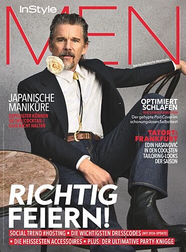 InStyle Men Tijdschrift Duitsland 2026-02 – Ethan Hawke Edin Hasanović – Originele uitgave
