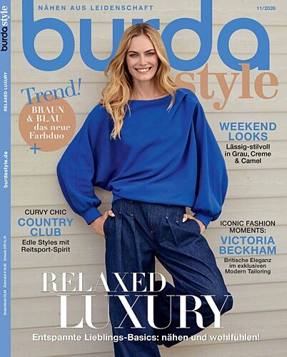 Burda Style Tijdschrift Duitsland 2026-11 – Victoria Beckham – Originele uitgave