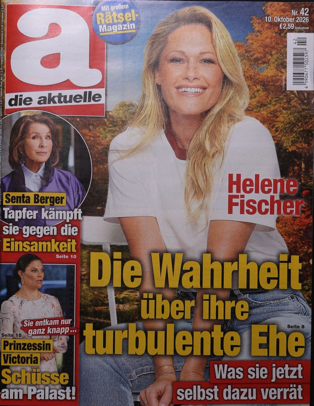 Die Aktuelle Magazine Allemagne 2026-42 – Helene Fischer Senta Berger Victoria Von Schweden – Édition originale