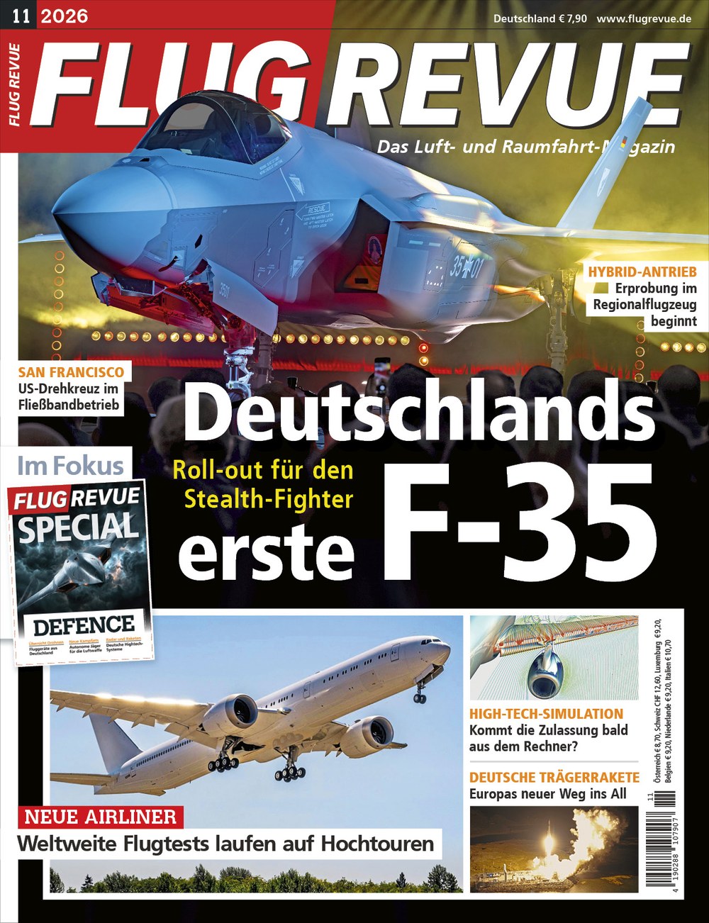 Flug Revue Magasin Tyskland 2026-11 Originaludgave