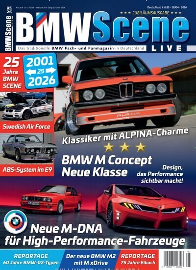 BMW Scene Live Lehti Saksa 2026-05 Alkuperäinen painos