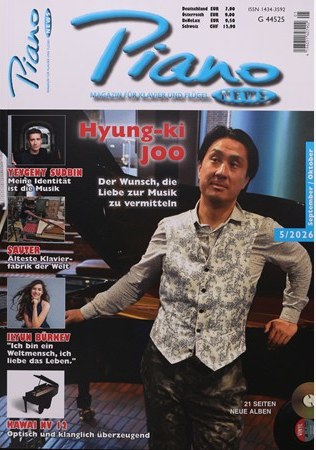 Piano News Magazine Allemagne 2026-05 – Hyung-ki Joo Yevgeny Sudbin Hyun Börkey – Édition originale