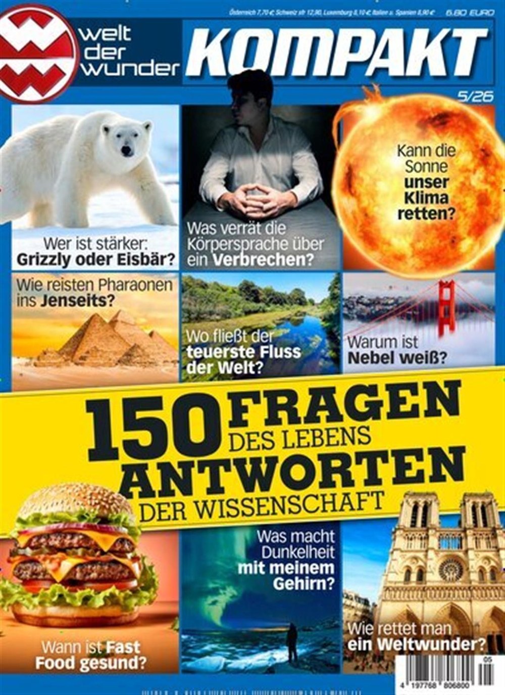 Welt Der Wunder Kompakt 2026-05 Édition originale