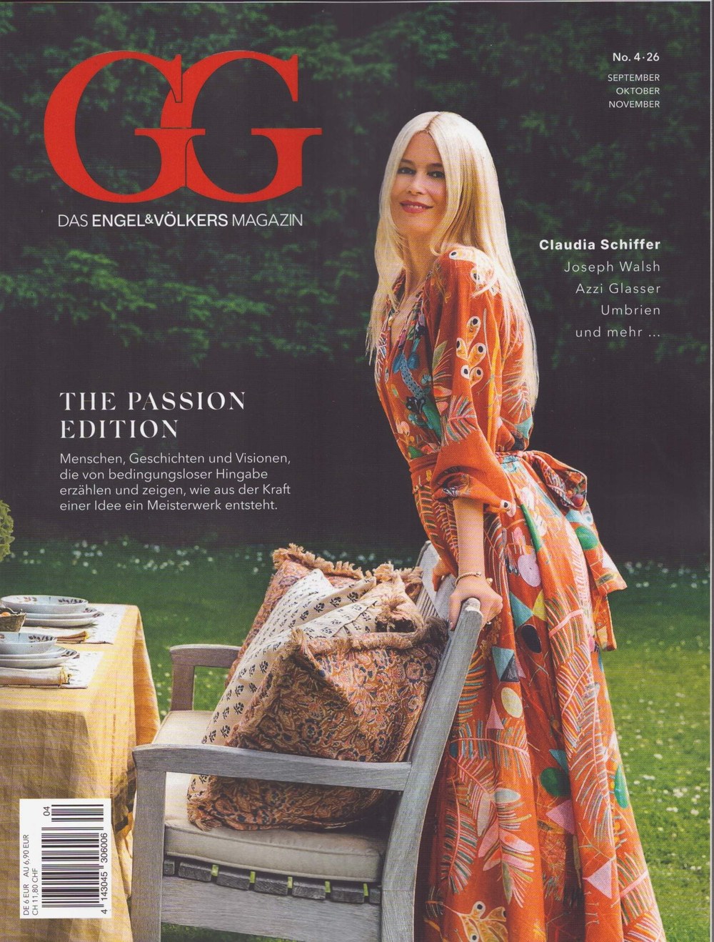 GG Magazine Germany 2026-04 – Claudia Schiffer Joseph Walsh Azzi Glasser – Original Print Issue