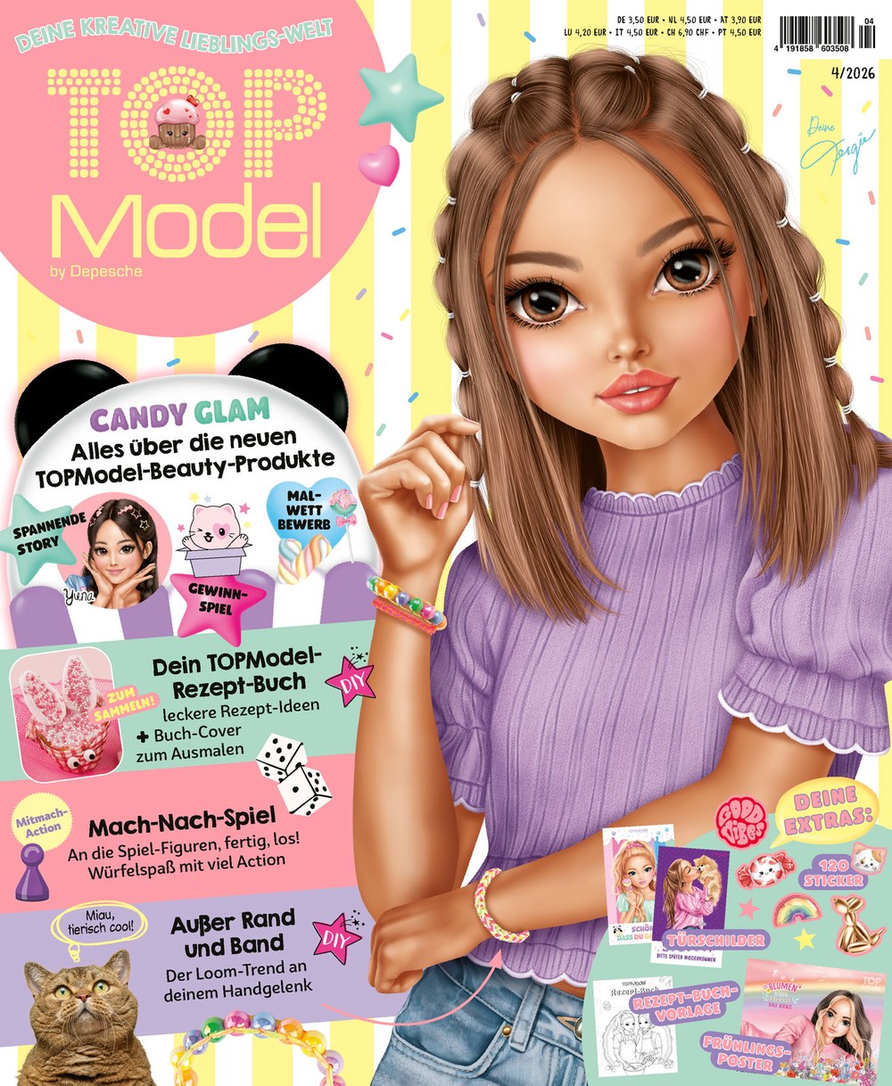TOPModel Friends Club 2026-04 TOPModel By Depesche Kindermagazin Candy Glam
