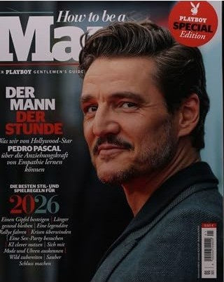 How To Be A Man Playboy Deutschland 2025-01 Pedro Pascal