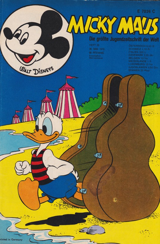 Micky Maus Magasin Tyskland 1970-22 – Donald Duck Micky Maus – Originaludgave