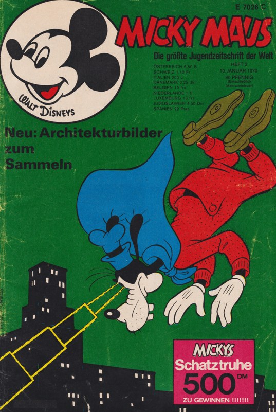 Micky Maus Rivista Germania 1970-02 – Micky Maus – Edizione originale