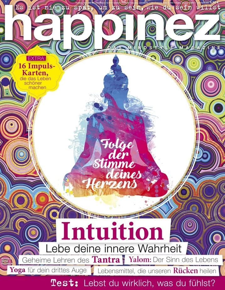 Happinez Magazine Allemagne 2018-06 – Irvin D. Yalom – Édition originale