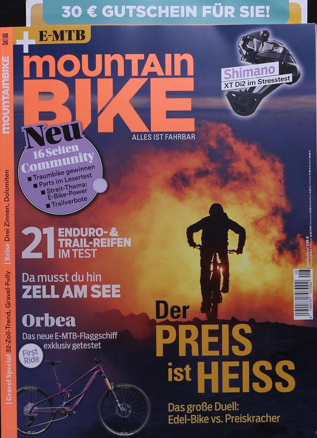 MountainBIKE Magazin Deutschland 2026-08 Mountainbike E-mtb Enduro-Reifen