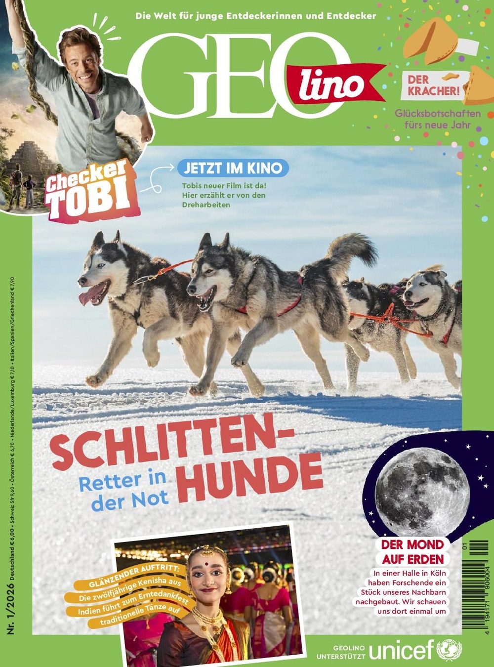 Geolino Magazine Germany 2026-01 – Checker Tobi – Original Print Issue