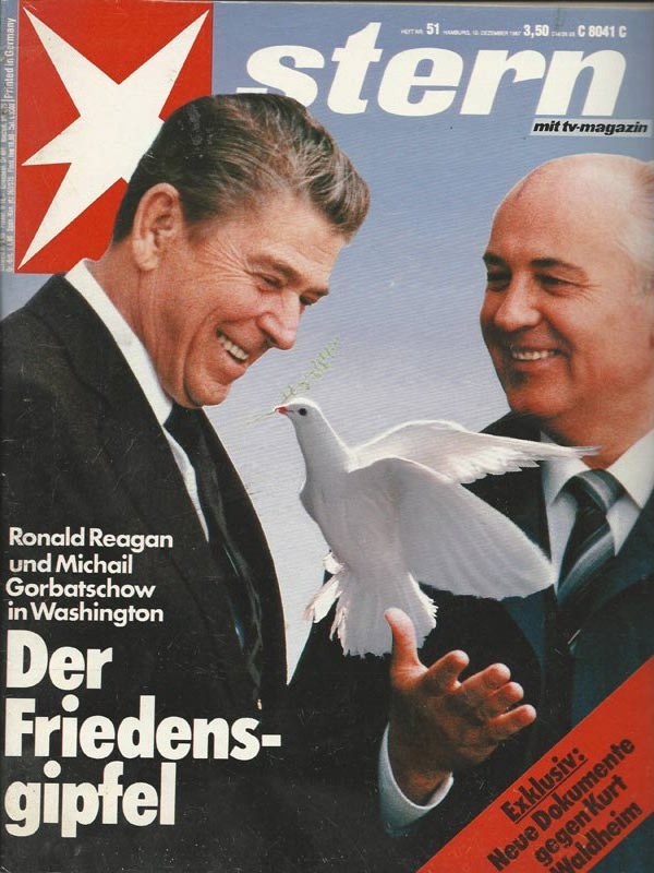 Stern Rivista Germania 1987-51 – Ronald Reagan Michail Gorbatschow – Edizione originale