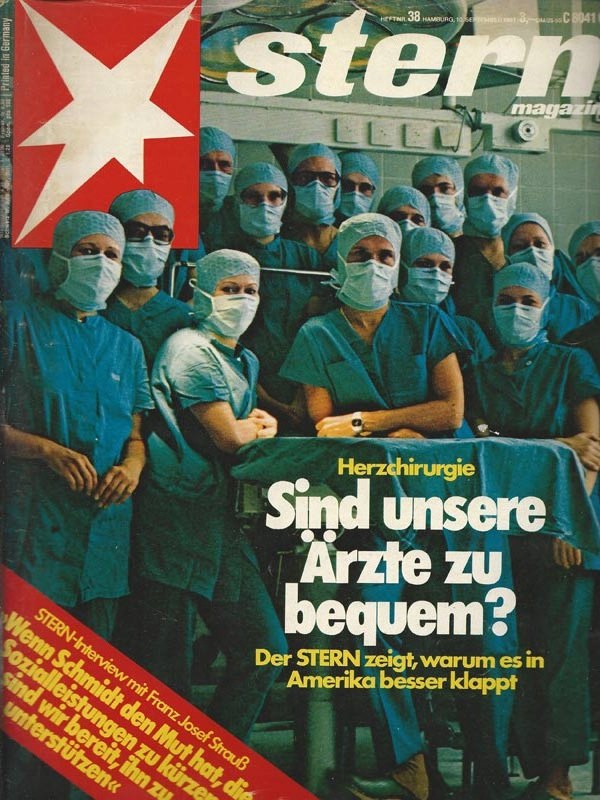 Stern Rivista Germania 1981-38 – Josef Strauß – Edizione originale
